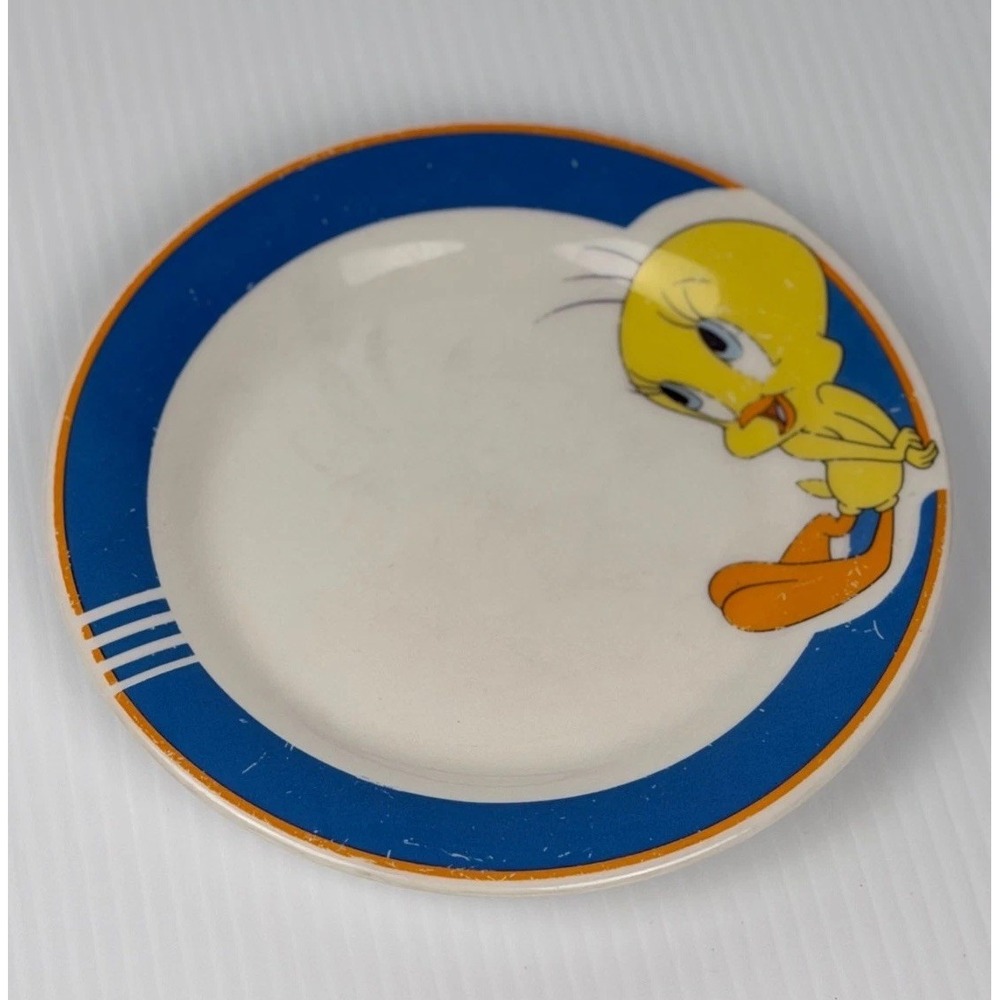 Gibson Looney Tunes WB Tweety Bird Ceramic 9 ¾" Plate  2001